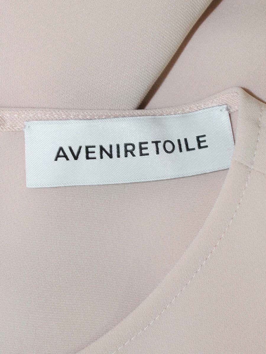 アベニールエトワール ツイストスリーブブラウス S345-041 38 ピンクベージュ ITT9RDZ25UV4