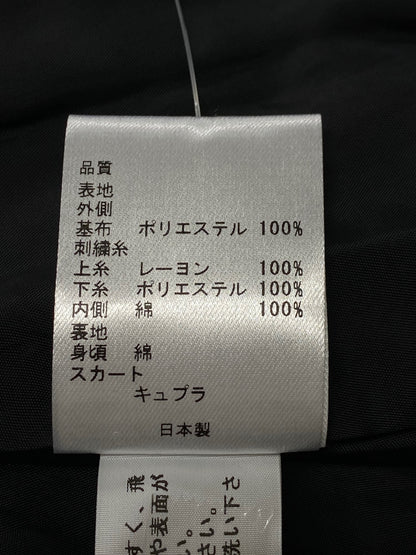 トッカ OPTOYA0020 ワンピース 6 ブラック フラワーモチーフ 刺繍 IT5A5EZBFCU2