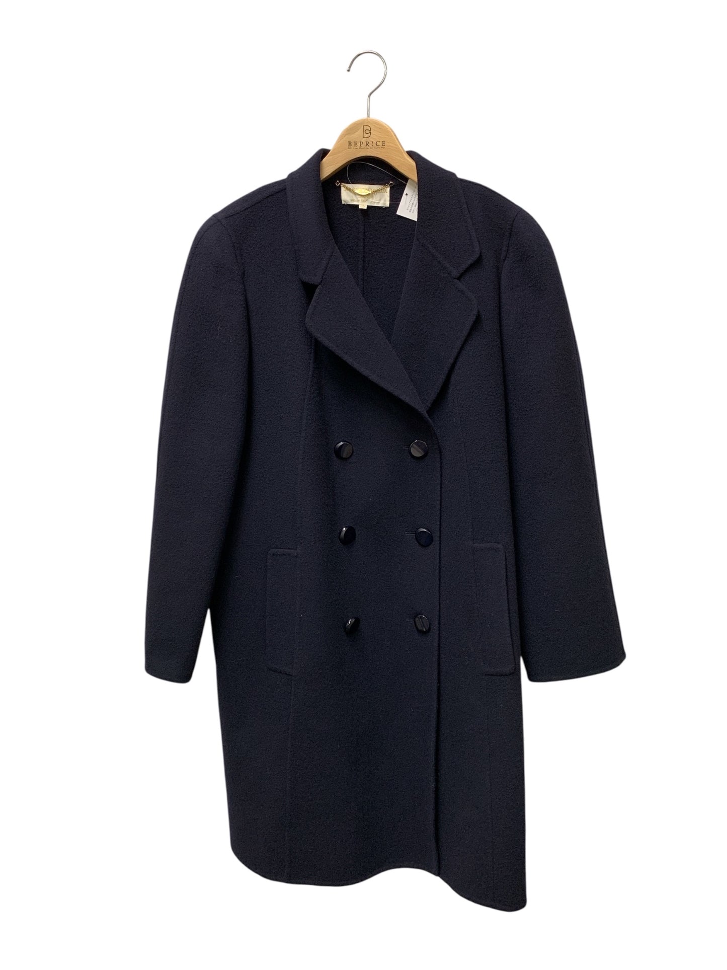 レリアン JL900-23B コート 13+ ネイビー GIANNI MANIGLIA カシミヤ混 IT9DWLZRLW18