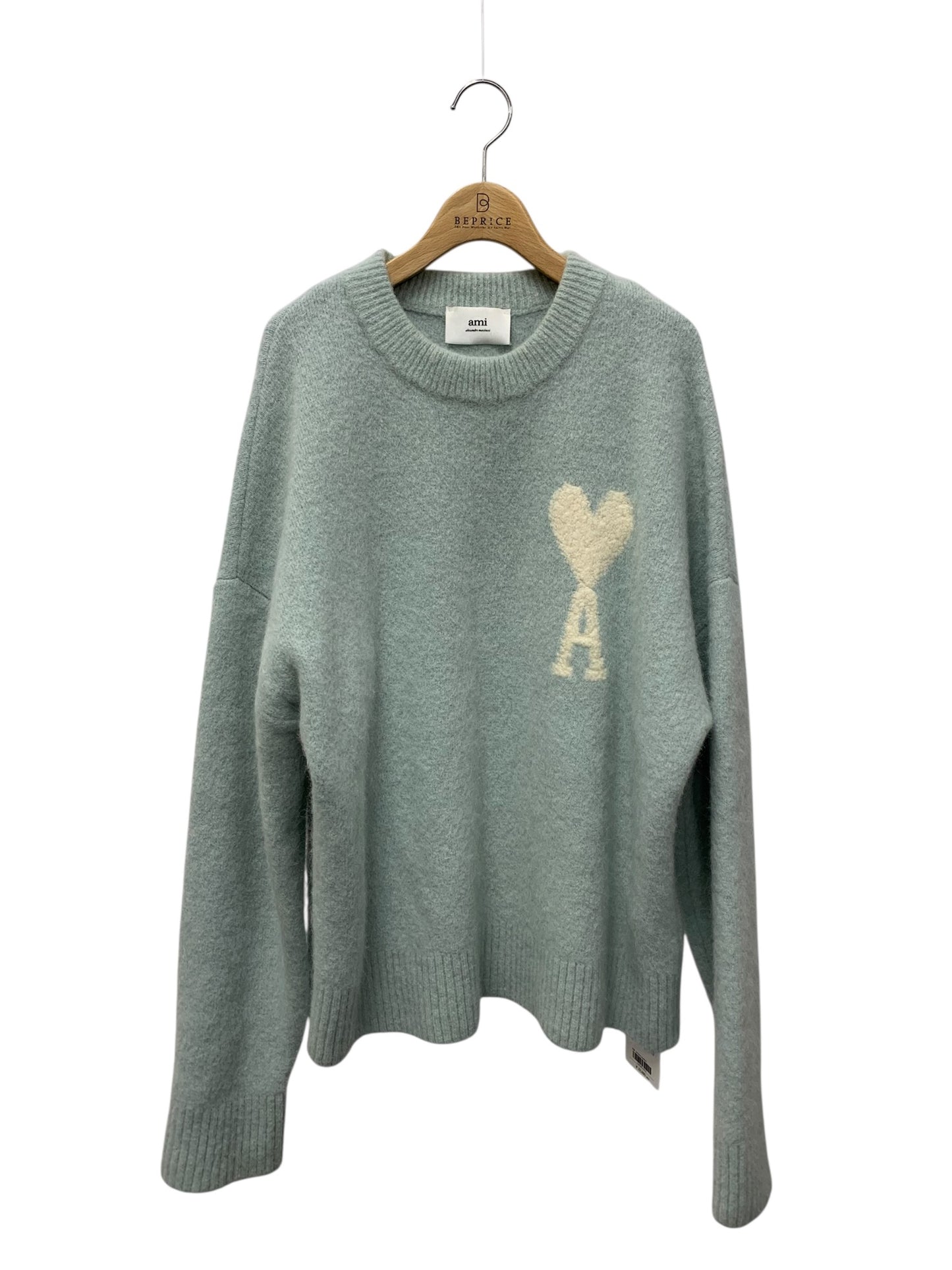 アミパリス Ami De Coeur クルーネック セーター UKS025.KN0032 XL ブルー IT20TMLGO41K