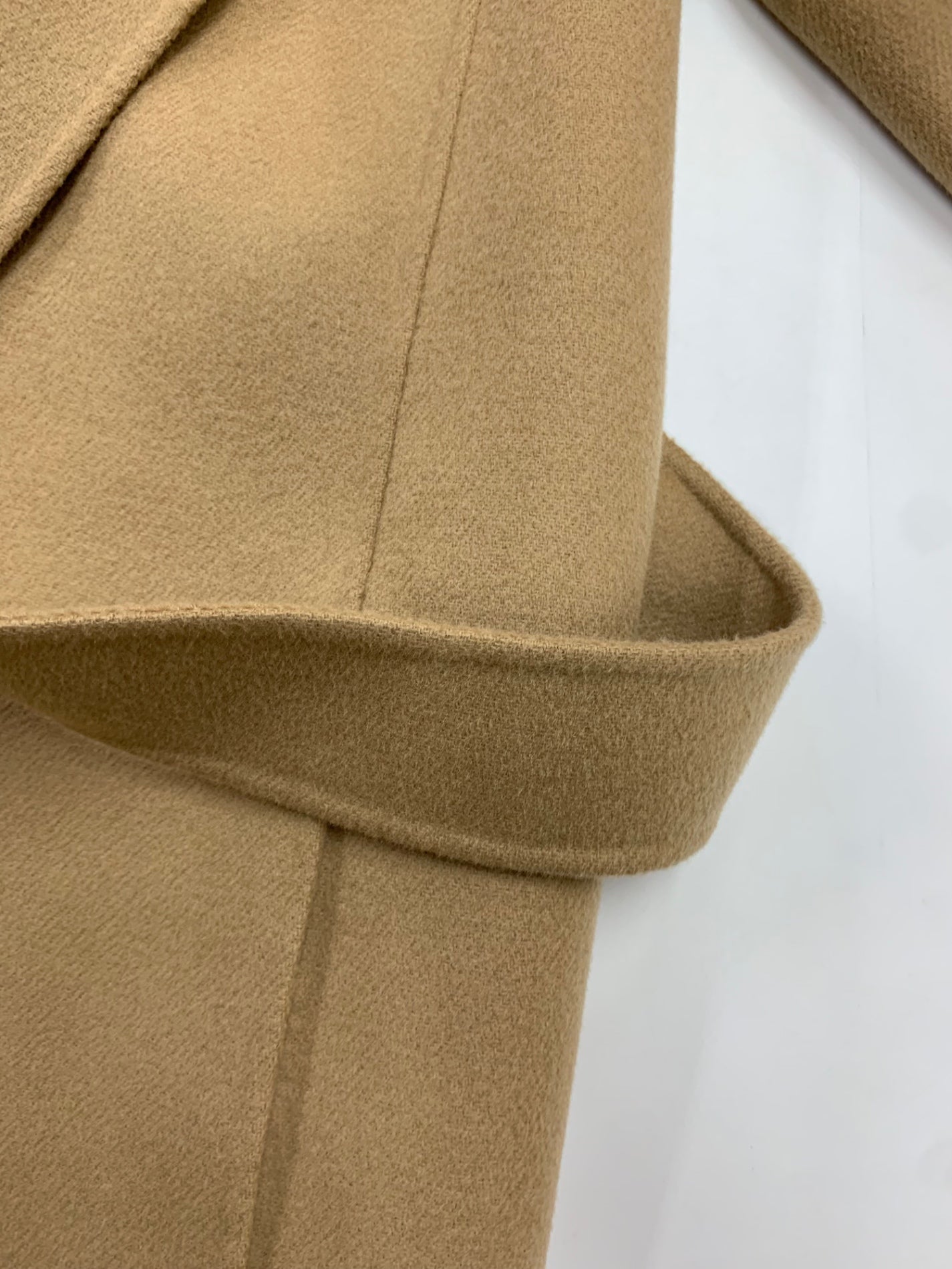 エスマックスマーラ 901112016 ガウンコート 38 ブラウン ウール IT8M7BNKTDZ2