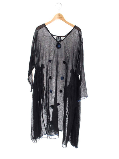 ティエリーコルソン TCO16SP029 ワンピース S ブラック フリンジ ITPPC43G06YW