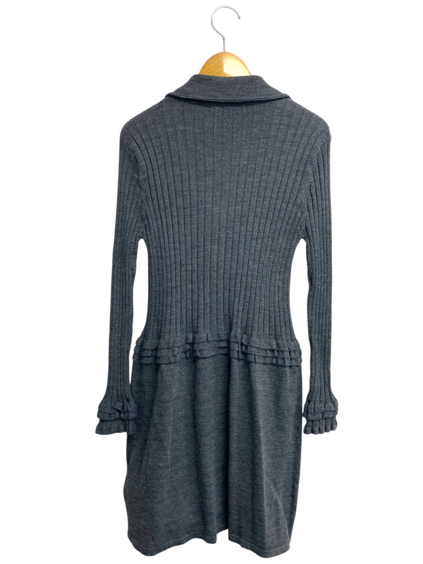 エムズグレイシー Tailored Knit Cardigan 818575 カーディガン 38 グレー ITXSD4O7M980 【SALE】