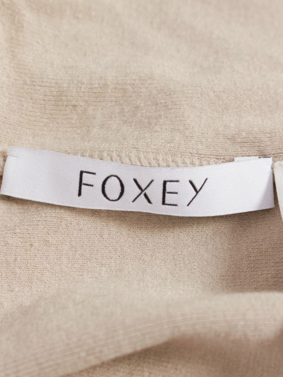 フォクシーブティック Cardigan 39351 カーディガン 40 ベージュ ボレロ IT5YC3JCDAWQ