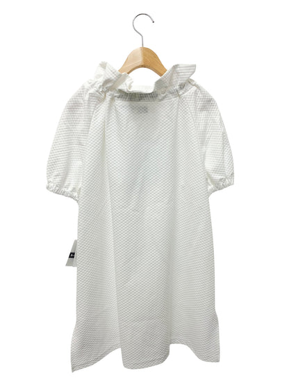 エムズグレイシー 415340 トップス 40 ホワイト リボン IT66HG2TJF40