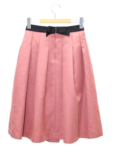 エムズグレイシー 817705 スカート 40 ピンク タック フレア ITOXE0YAOBDM