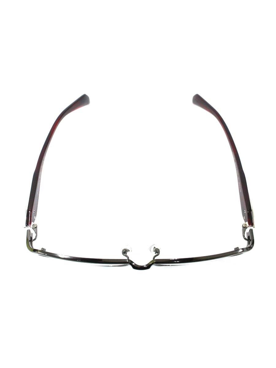 サムライ翔 SS-J36 メガネ ガンメタル/ダークレッド コンビフレーム スクエア ITU6EKNGF1FB