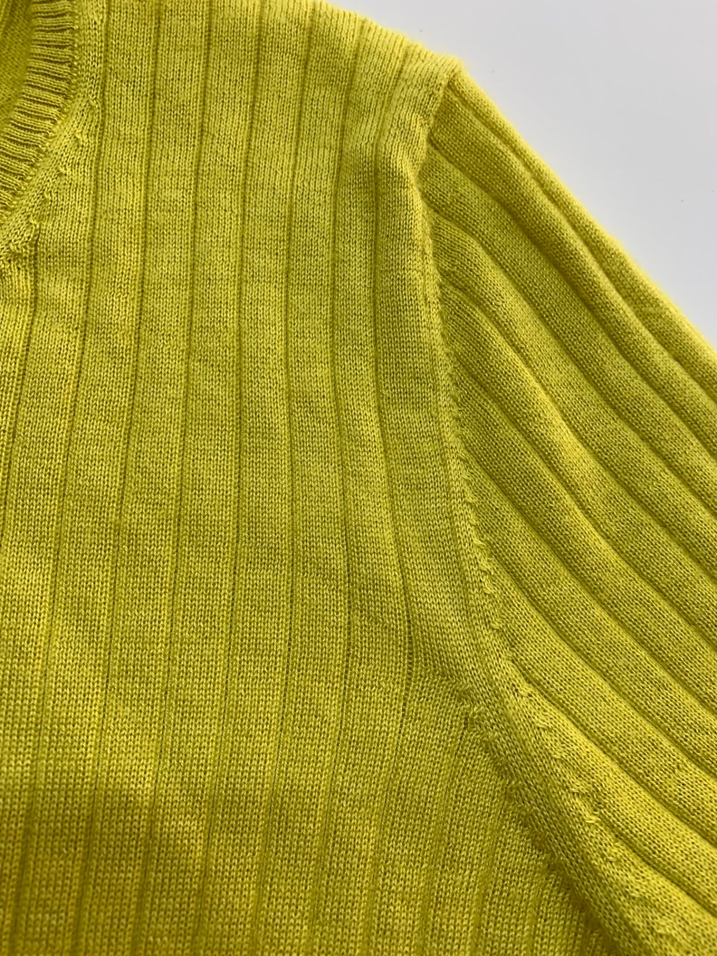 ドゥロワー 6513-106-0984 セーター ニット 1 イエロー カシミヤ