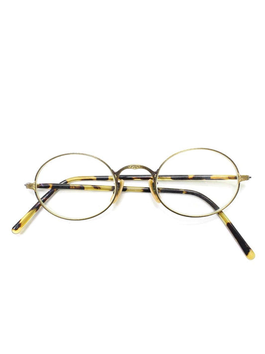 オリバーピープルズ OP-5 OV メガネ ゴールド メタルフレーム フルリム ラウンド 1990's (生産：オプテックジャパン期) ITBOU6ANKHJ0 【SALE】
