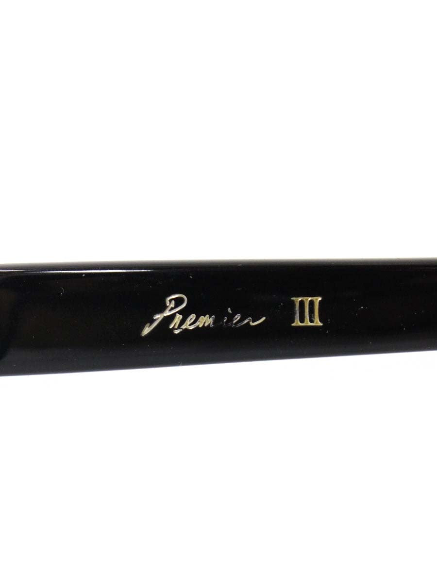 泰八郎謹製 金子眼鏡 Premire 3 メガネ ブラック 手造 セルロイド ウェリントン ITA2QREXFM0S