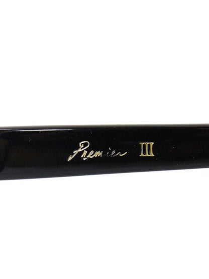 泰八郎謹製 金子眼鏡 Premire 3 メガネ ブラック 手造 セルロイド ウェリントン ITA2QREXFM0S