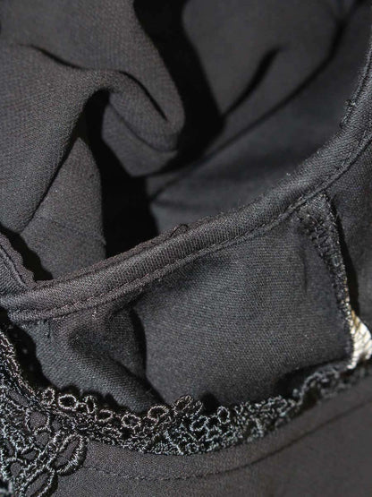 トッカ 【洗える！】SOLEIL シフォントップス KKTOSM0102 XS ブラック ITHGFQC9F9N8