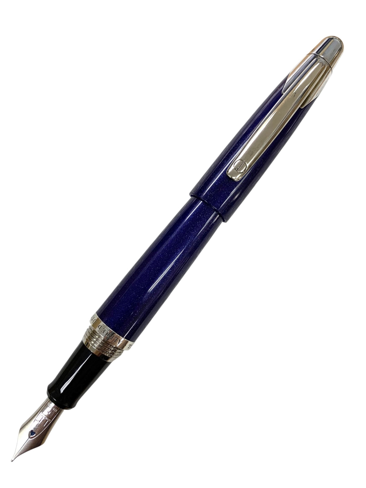 ダンヒル 万年筆 A.D.2000 アジュールブルー シルバー M 18K ITP8IKC4QPXC
