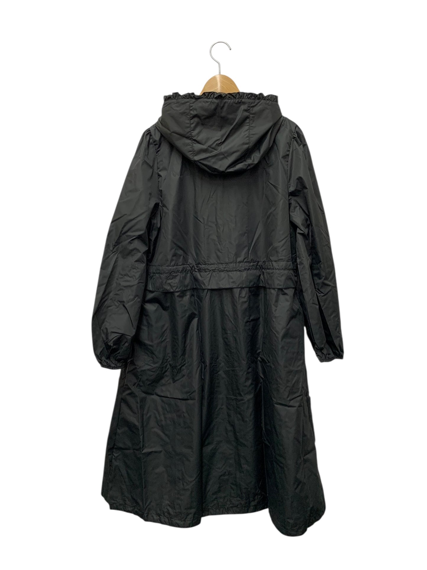エムズグレイシー 594302 レインコート ブラック フリル フード ITSJ9YJSVS8E