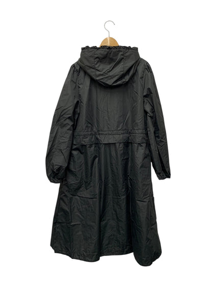 エムズグレイシー 594302 レインコート ブラック フリル フード ITSJ9YJSVS8E