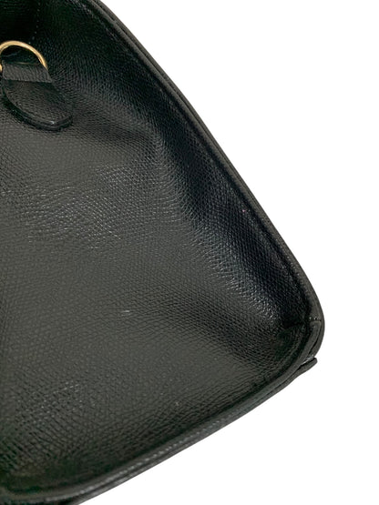 エムズグレイシー 674511 ハンドバッグ ブラック 台形 フラップ レザー 2WAY ITDDSYM4V9XH 【SALE】