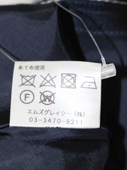 エムズグレイシー Asymmetry Skirt 917136 スカート 36 ネイビー アシンメトリー IT0UPGQRJSDS