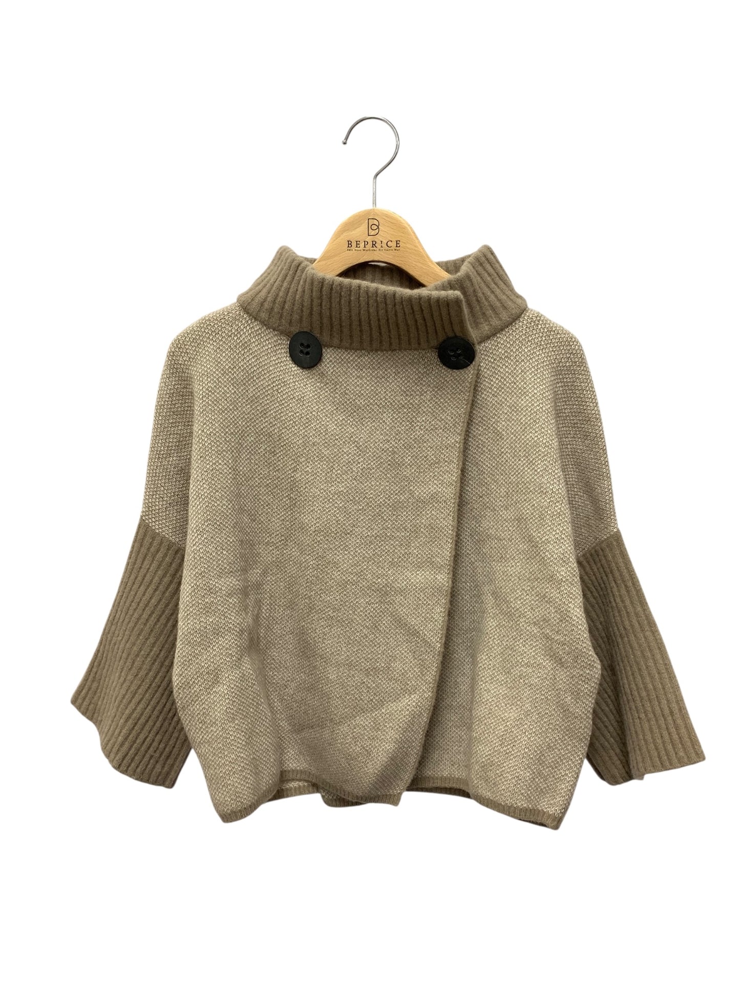 マックスマーラステュディオ ESP079 カーディガン Ｓ ブラウン カシミア ウール ITEUR7MIKXBC