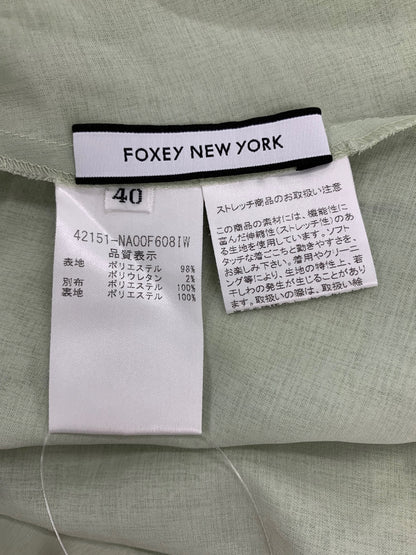 フォクシーニューヨーク Nouveau Dress 42151 ワンピース 40 グリーン IT2BPGWT4OFY