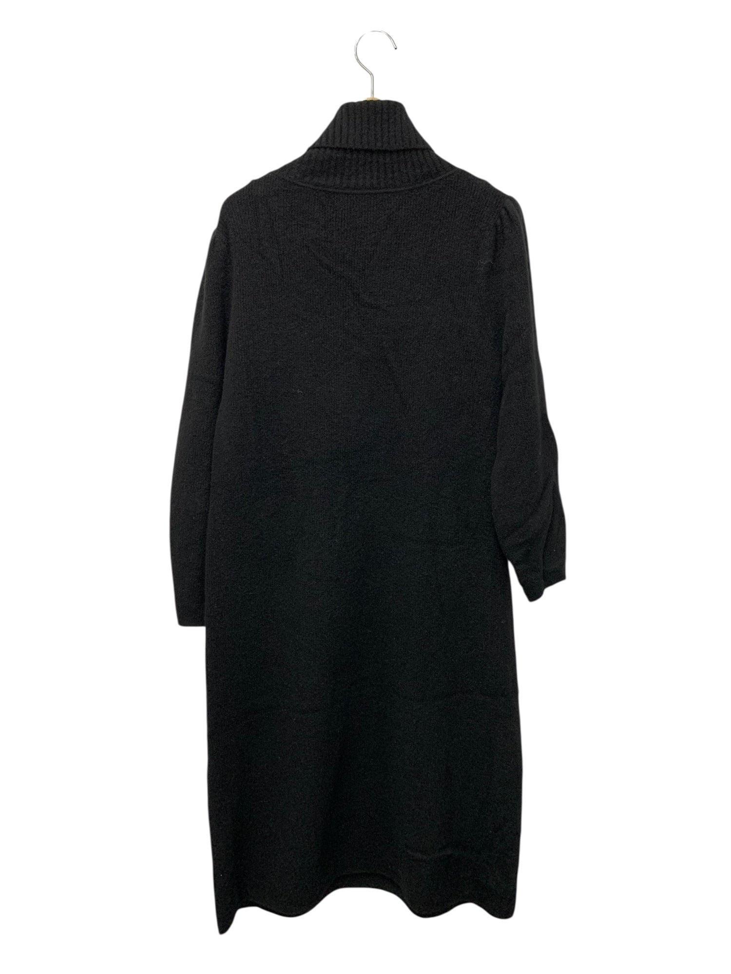 エムズグレイシー 318619 ワンピース 40 ブラック ハイネック ニット