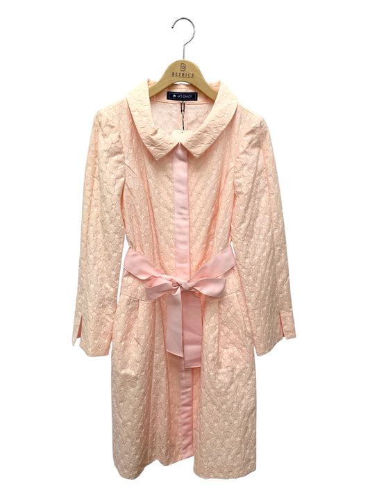 エムズグレイシー 429107 コート 38 ピンク フラワーモチーフ ジャガード IT2NDCZVRZVH