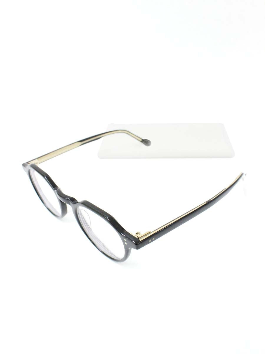 アイヴァン Attache 45 メガネ ブラック アタッシュ 45 セルフレーム フルリム ボストン IT5X5Z36Z16G