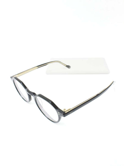 アイヴァン Attache 45 メガネ ブラック アタッシュ 45 セルフレーム フルリム ボストン IT5X5Z36Z16G