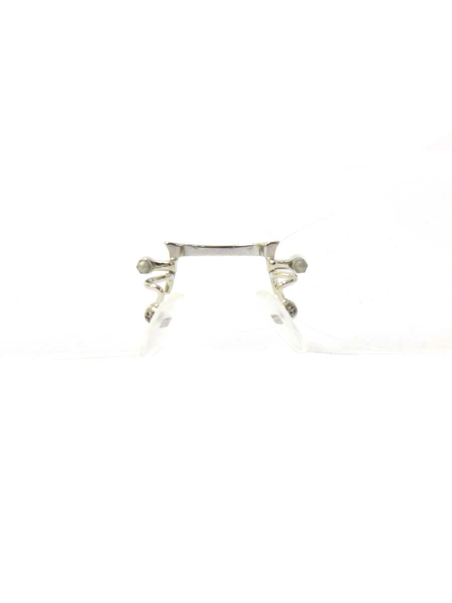 グッチ GG-9566J メガネ シルバー メタルフレーム リムレス（フチなし）オーバル（楕円） ITKGULG8G5YG
