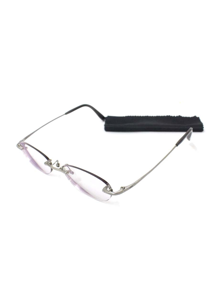 ポリス V2994J メガネ シルバー ベータチタニウム リムレス オーバル IT0QVW8JGMLK