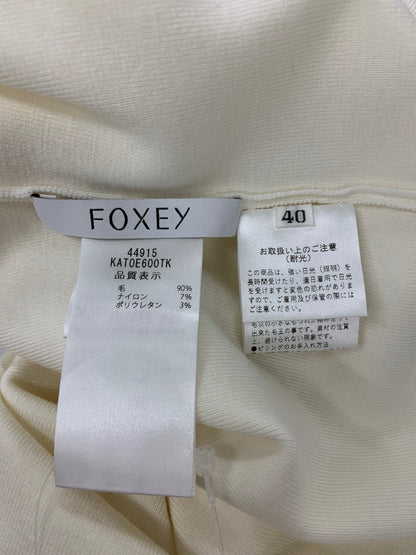 フォクシーブティック Knit Top Pearly 44915 ニットトップス 40 ホワイト ITAEWKJPG0H8
