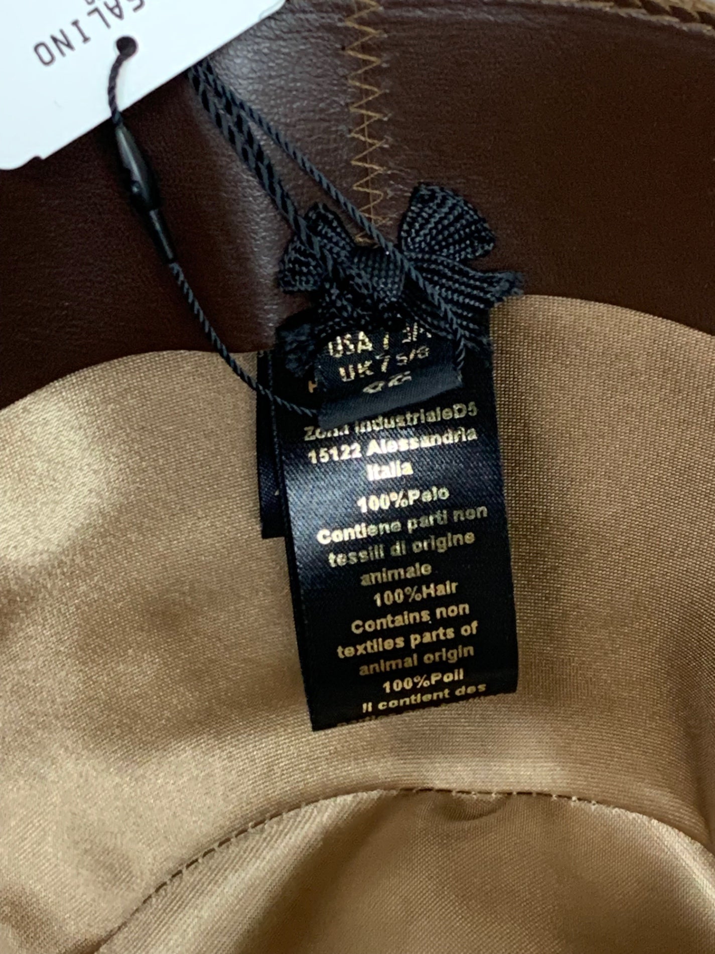 ボルサリーノ QUALITA SUPERIORE アネッロ ミディアムブリム 2321143360 ハット ベージュ クオリタ スーペリオーレ ラビットファー サイズ62 ITTHHWB7OE6K