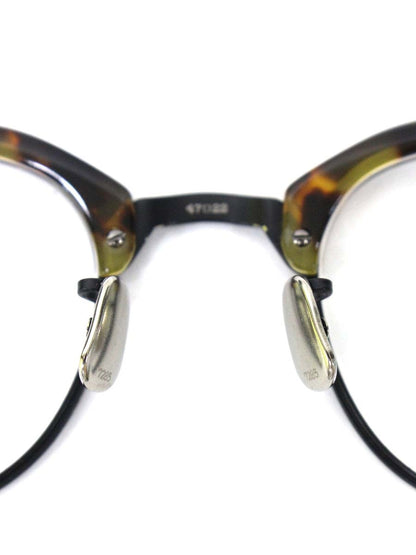 アイヴァン7285 645 メガネ ブラック ブラウン コンビフレーム フルリム サーモント ボストン(パント) ITP24RIAU870