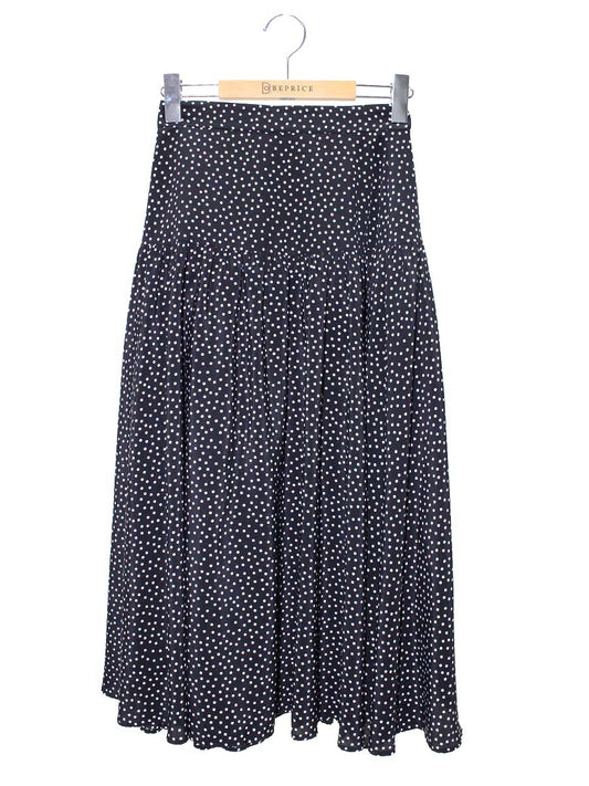 アベニールエトワール S440-017 スカート 34 ブラック ドット ITEVHTS0E8HN 【SALE】