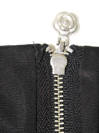 ルネ basic 5616180 ワンピース 34 ブラック カメリアバックジップ IT7L5HN746CK 【SALE】