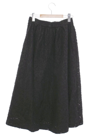 セルフォード フラワージャガードボリュームスカート  CWFS241055 38 ブラック IT779595CFKC