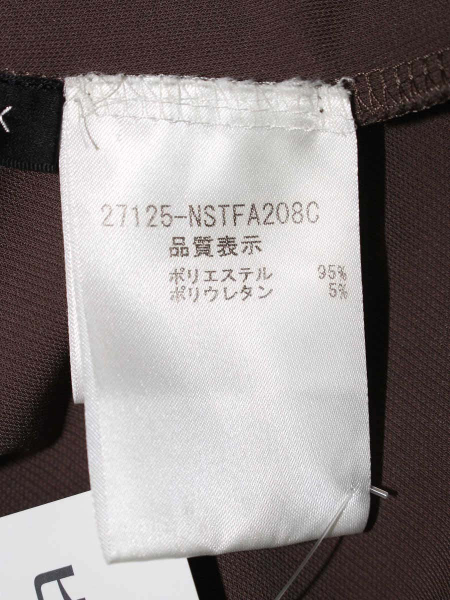 フォクシーニューヨーク Tuck Sleeve Top 27125 トップス カットソー 38 ブラウン IT31IHV7ABPF