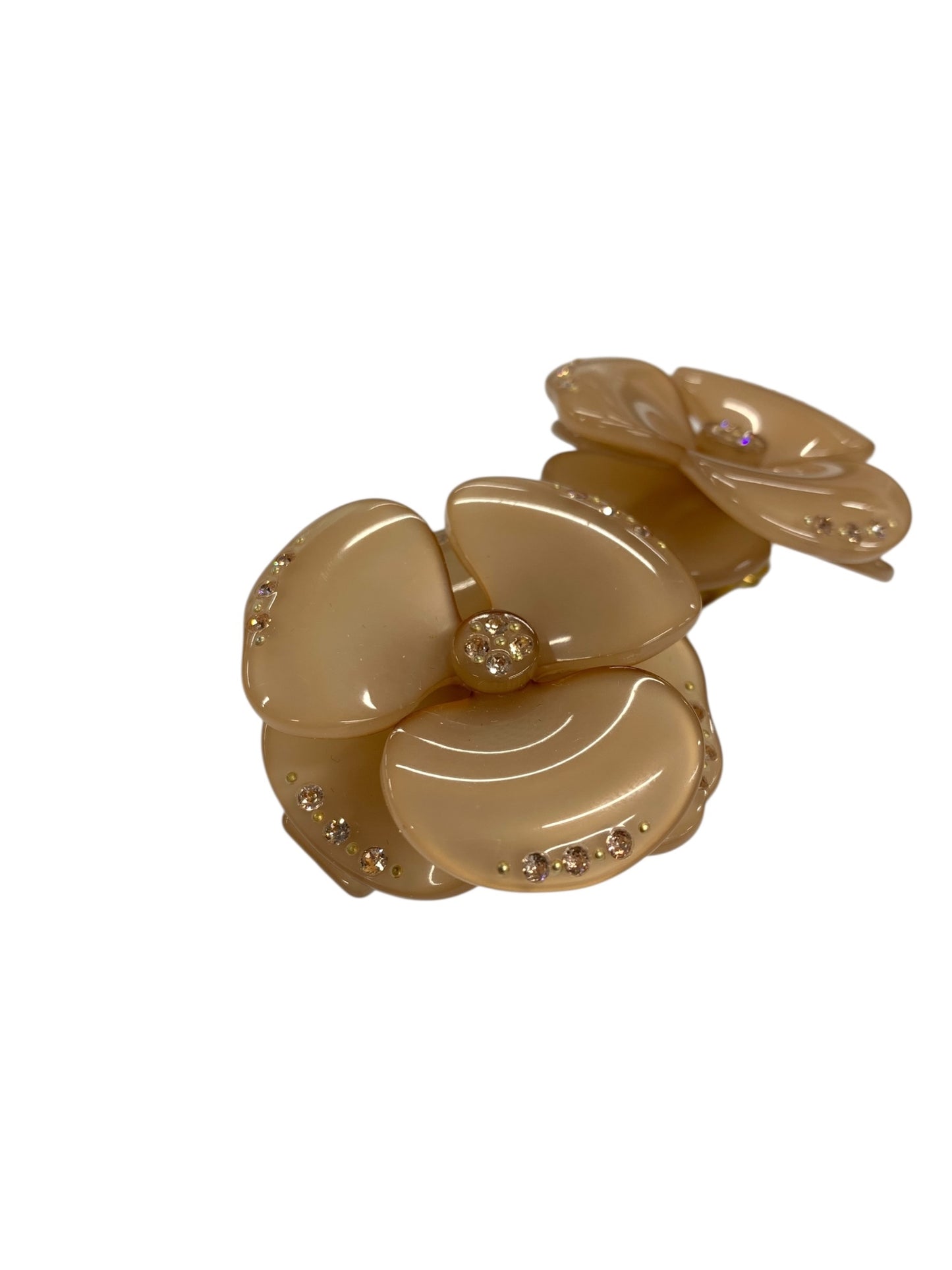 アレクサンドルドゥパリ バレッタ ピンク フラワー スワロフスキー IT43TI7ZUI1C