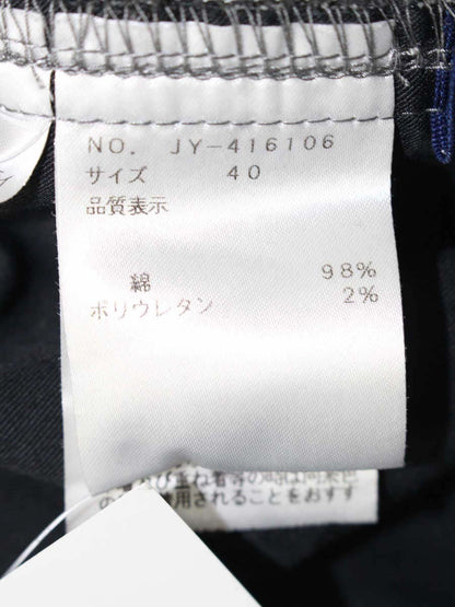 エムズグレイシー 416106 デニムパンツ 40 ブラック ワイド ITNBDVEOAJUA
