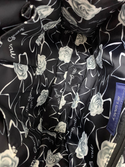 エムズグレイシー 294113 トートバッグ グレージュ リボン付き スクエアバッグ IT66QGSJYGF0