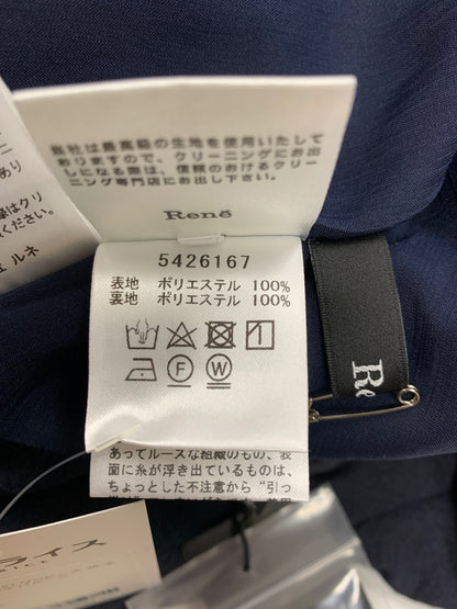 ルネ 5426167 ワンピース 36 ネイビー タック バルーン IT5I6Y42PTEX