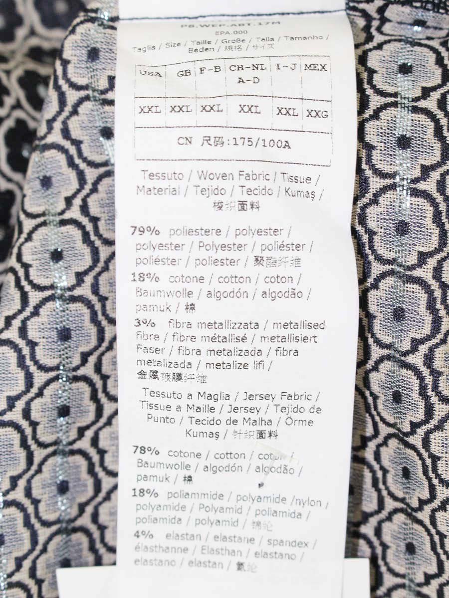 ウィークエンドマックスマーラ 522117876700 ワンピース XXL ネイビー フラワーモチーフ ITY6PXUSA2LU