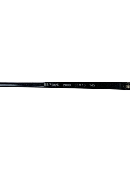 レイバン OPTICS RB7182D メガネ ブラック コンビフレーム フルリム スクエア ITZB5ZIAGXTO