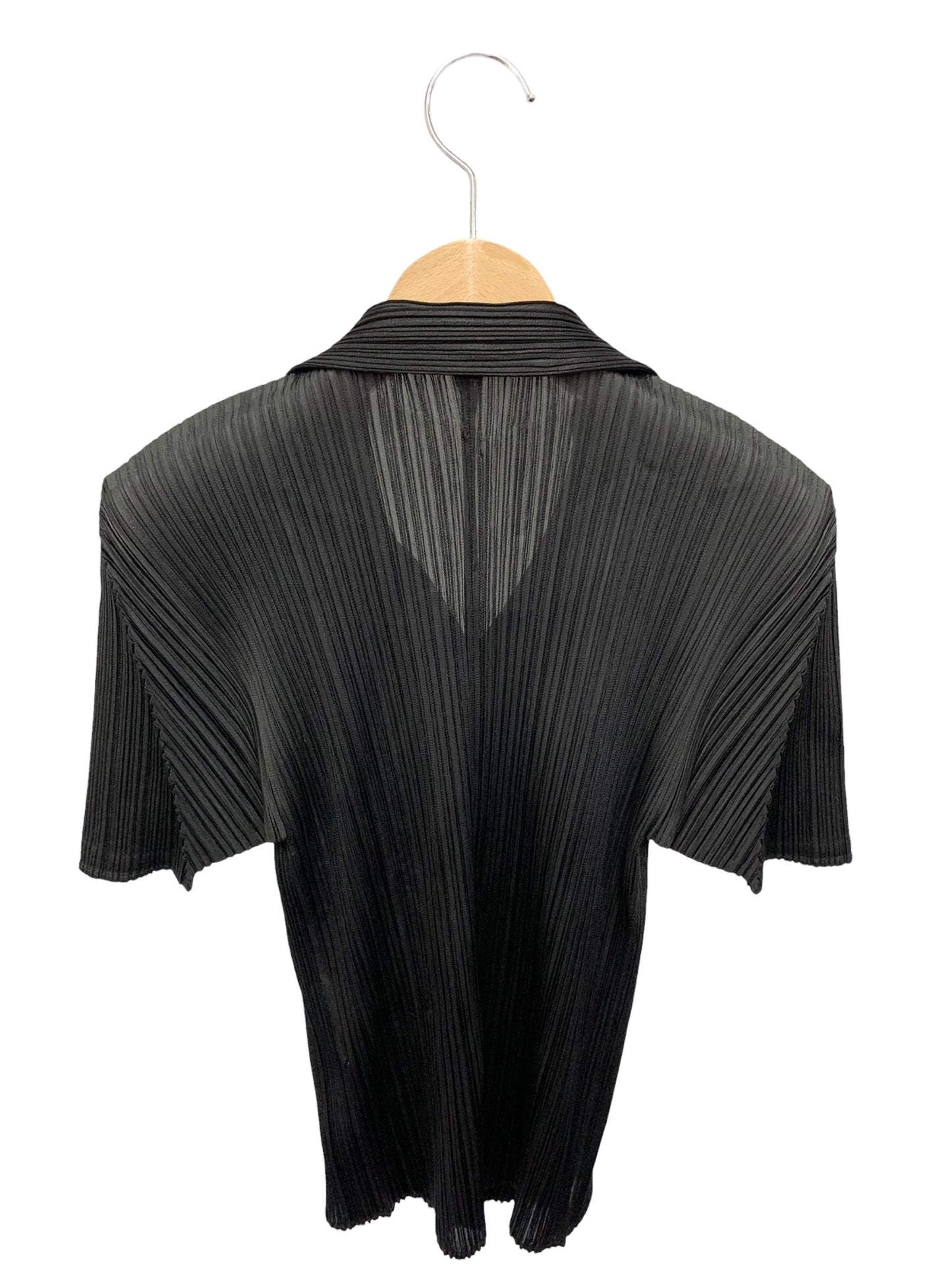 プリーツプリーズイッセイミヤケ PP13-JJ104 シャツ 3 ブラック ITNLLSHLXI6G