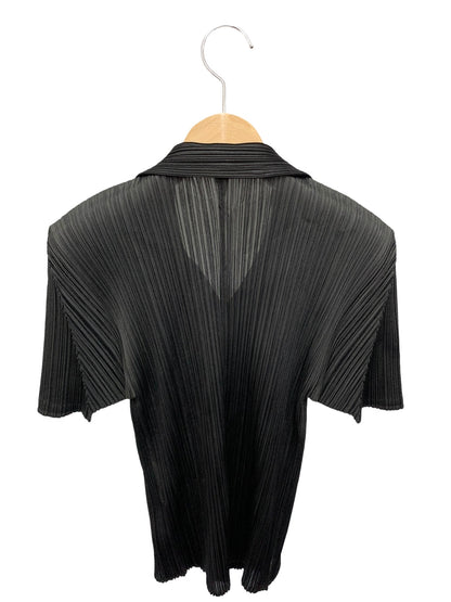 プリーツプリーズイッセイミヤケ PP13-JJ104 シャツ 3 ブラック ITNLLSHLXI6G