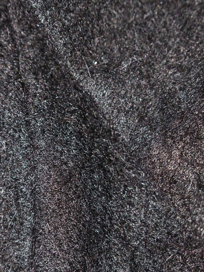 エムズグレイシー 524710 ジャケット 38 ブラック アルパカ混 フラワーボタン IT7LUEPLUWOR