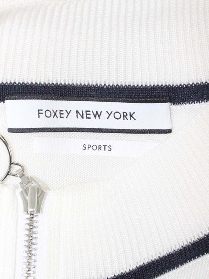 フォクシースポーツ SWEATER TRACK CARDIGAN 40725 カーディガン 38 ホワイト ITDDM5W168LS