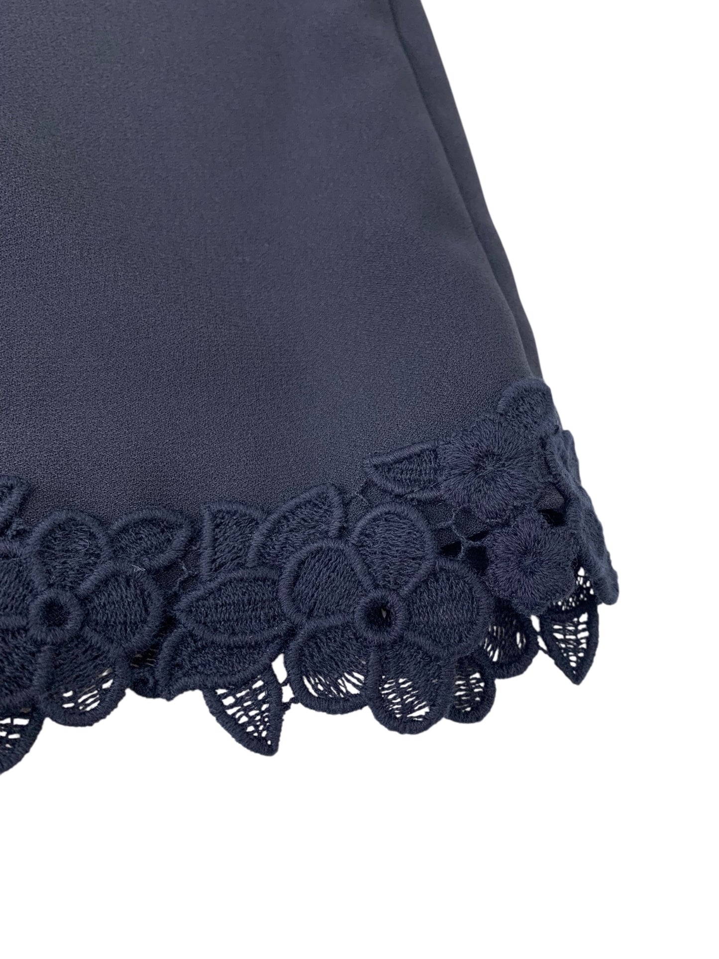 エムズグレイシー 416103 ワイドパンツ 40 ブラック フラワー刺繡 ITGMA3NKLIKG