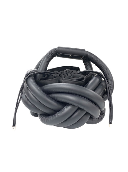 イッセイミヤケ ツイストブレッドハンドバッグ IM41-AG201-15 ブラック エコレザー IT642JTSRW7I 【SALE】