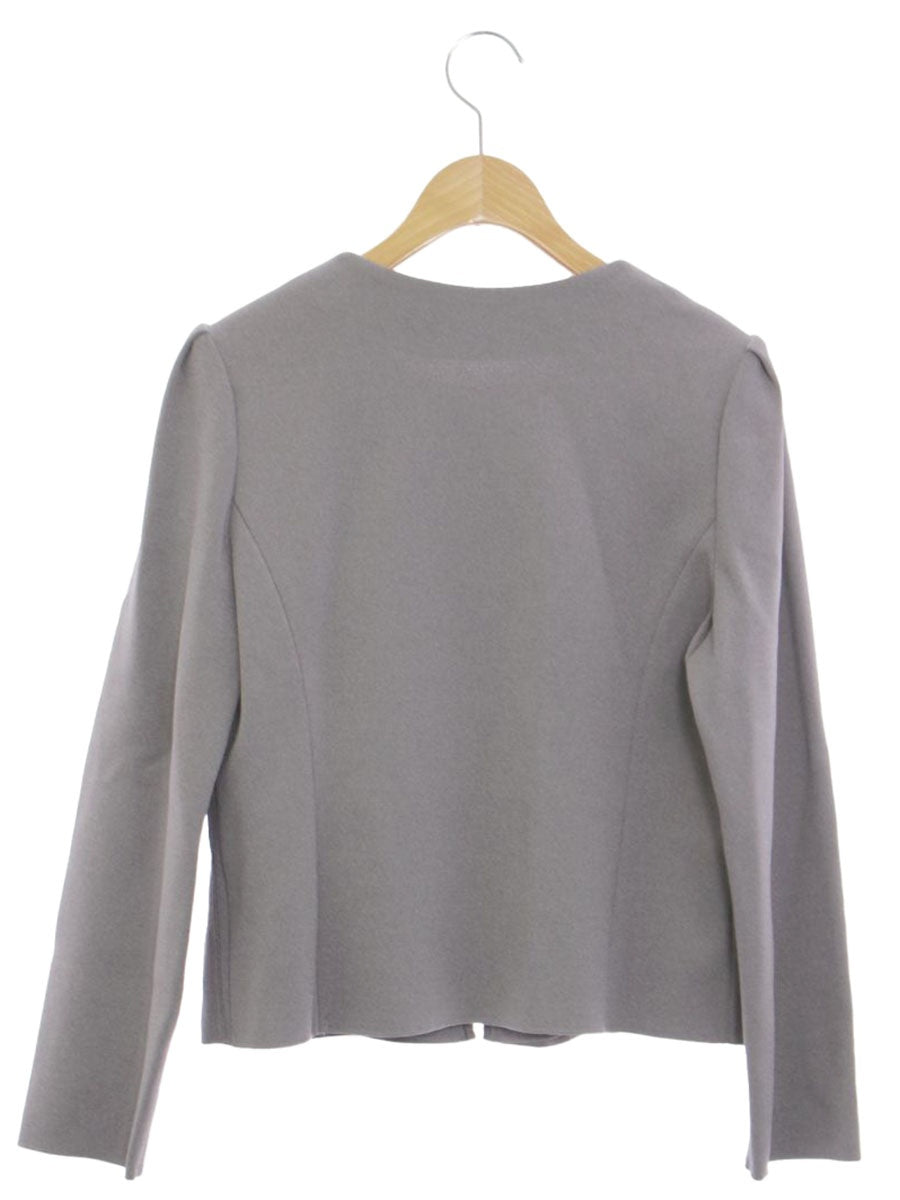 トゥービーシック W5F15-898-06 ノーカラージャケット 42 グレー ストレッチ ITDM9SWFL2HG