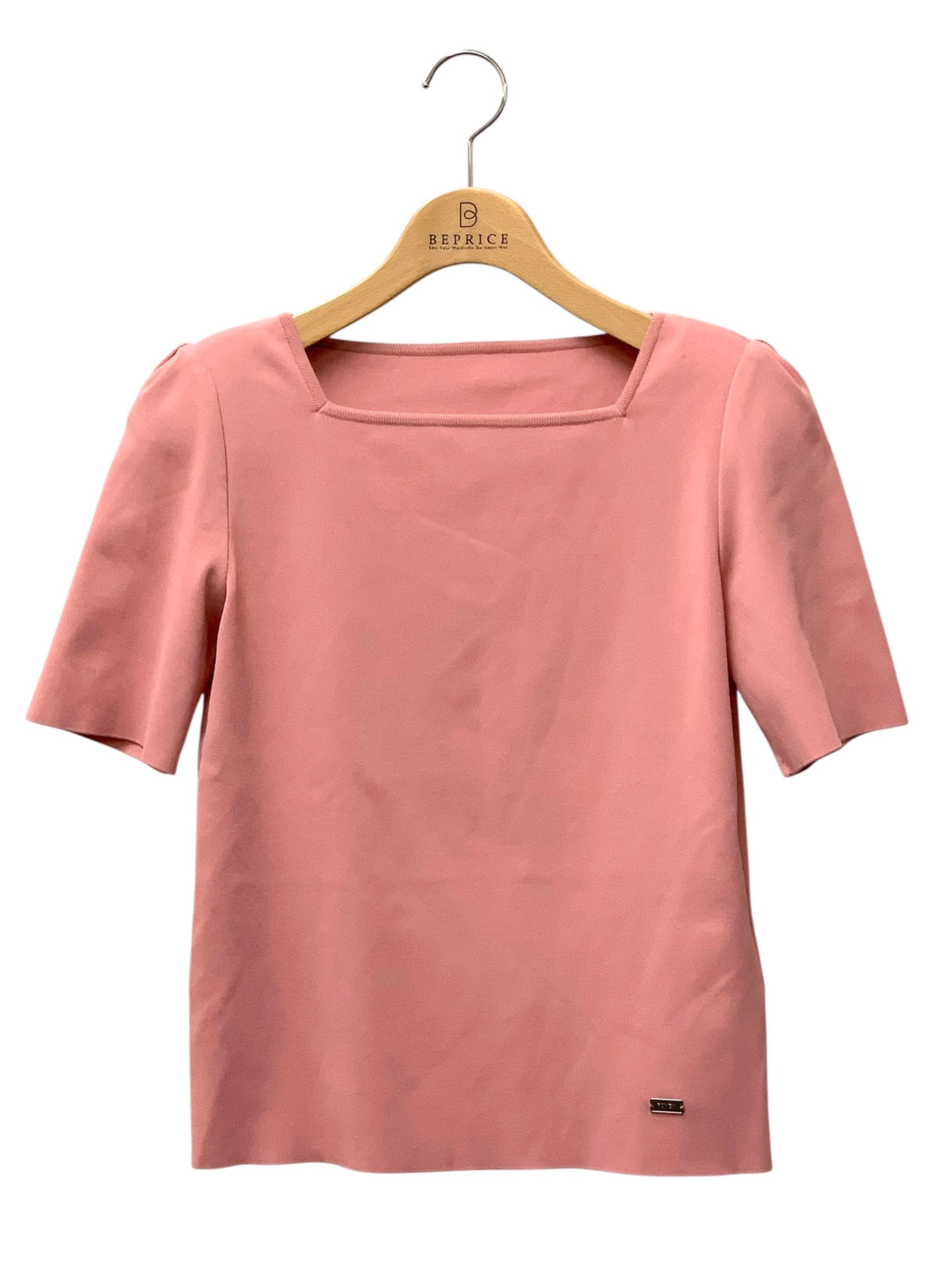 フォクシーブティック Knit Top Elegant Square 37943 ニットセーター 38 ピンク 2023年増産品 ITOBJZ91YYGO
